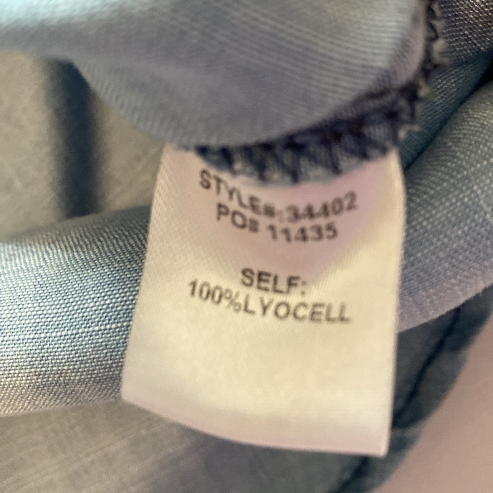 Skies Are Blue Light Blue Women’s Top - Picture 7 of 9